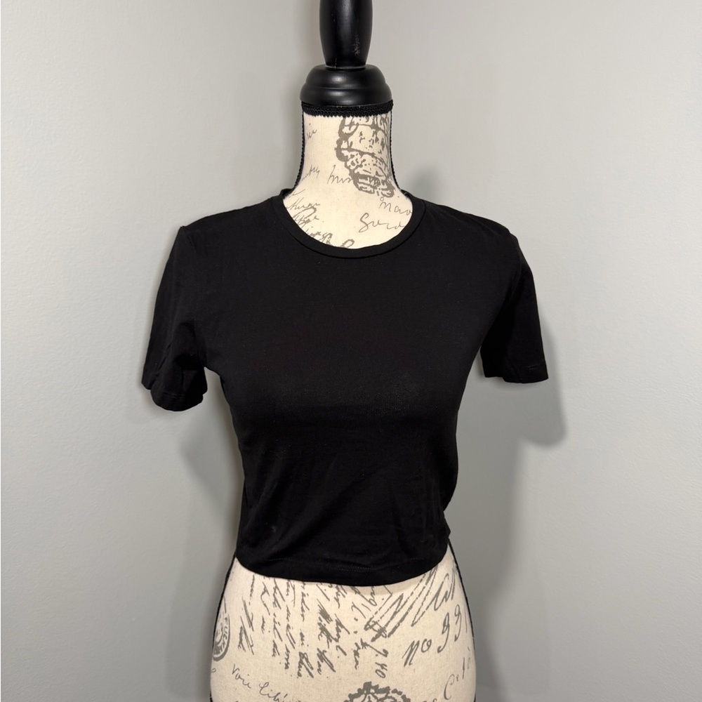 Zara Black Short Sleeve Tee